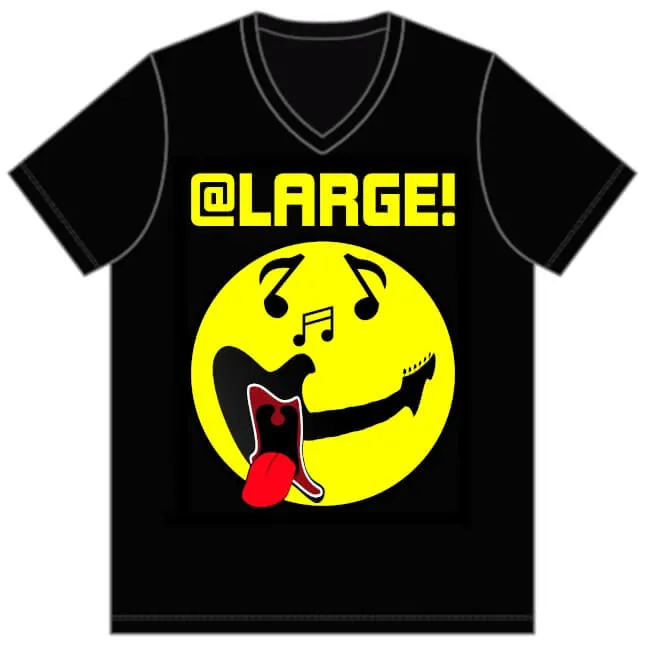 @LARGE! guitar tongue shirt design